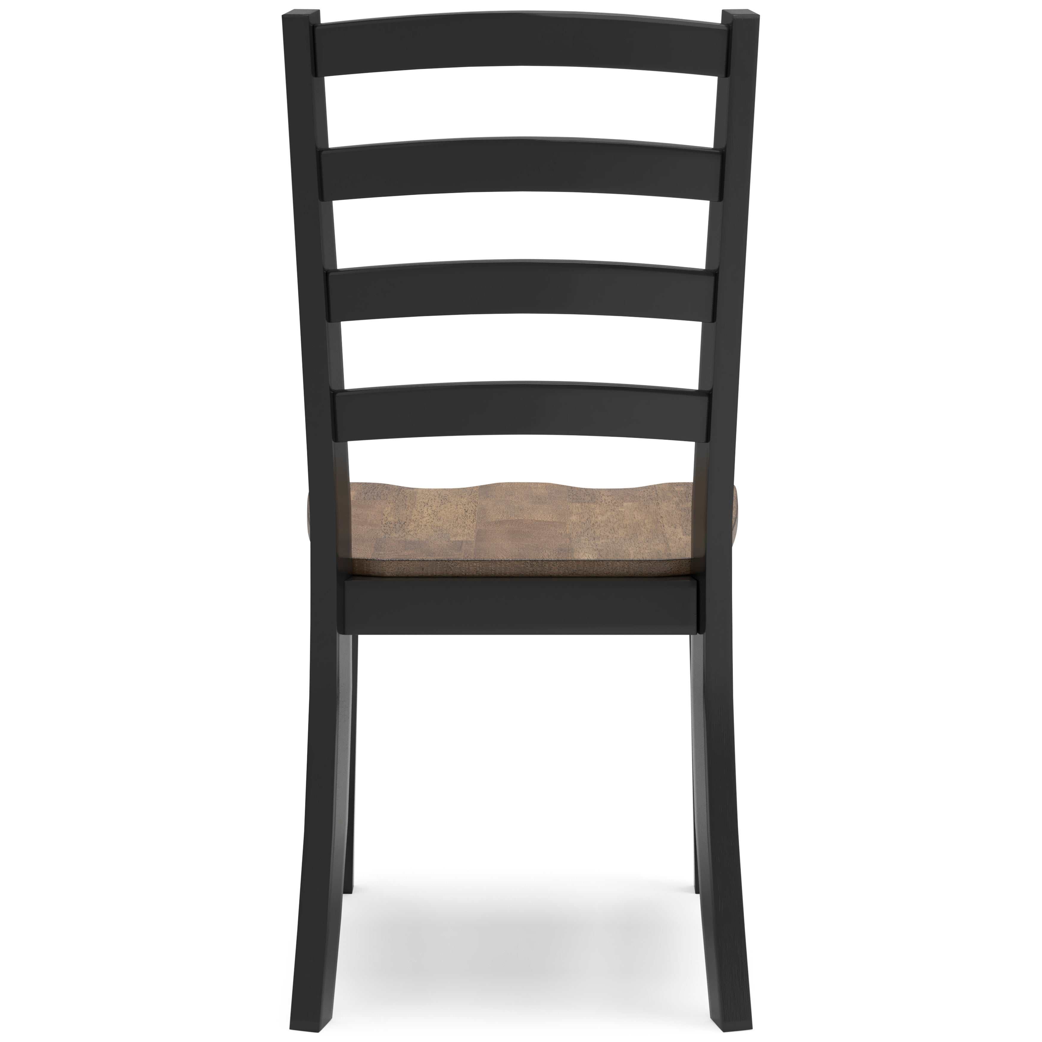 Wildenauer Brown & Black Dining Room Chair (Set of 2)