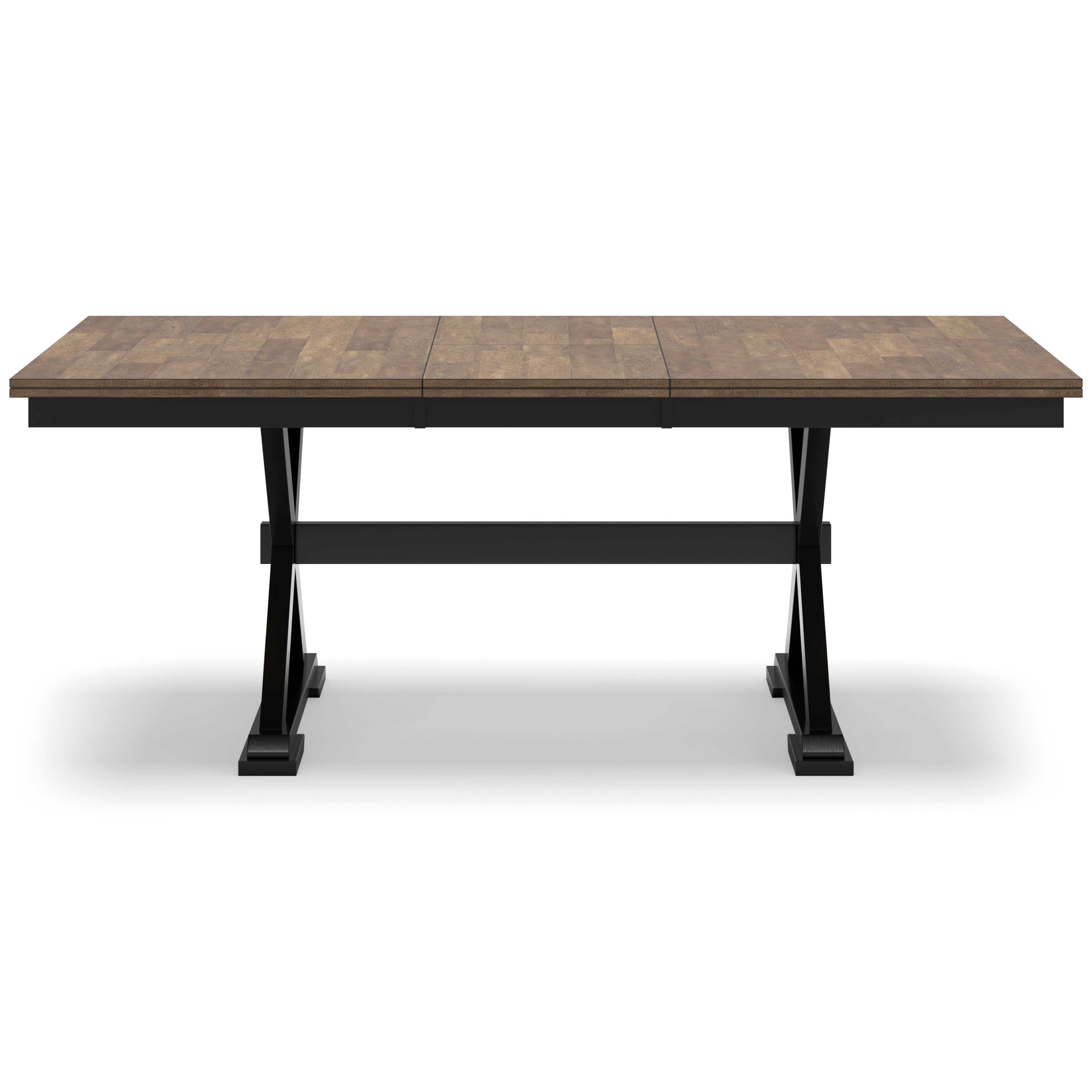 Wildenauer Brown & Black Dining Room Set / 7pc