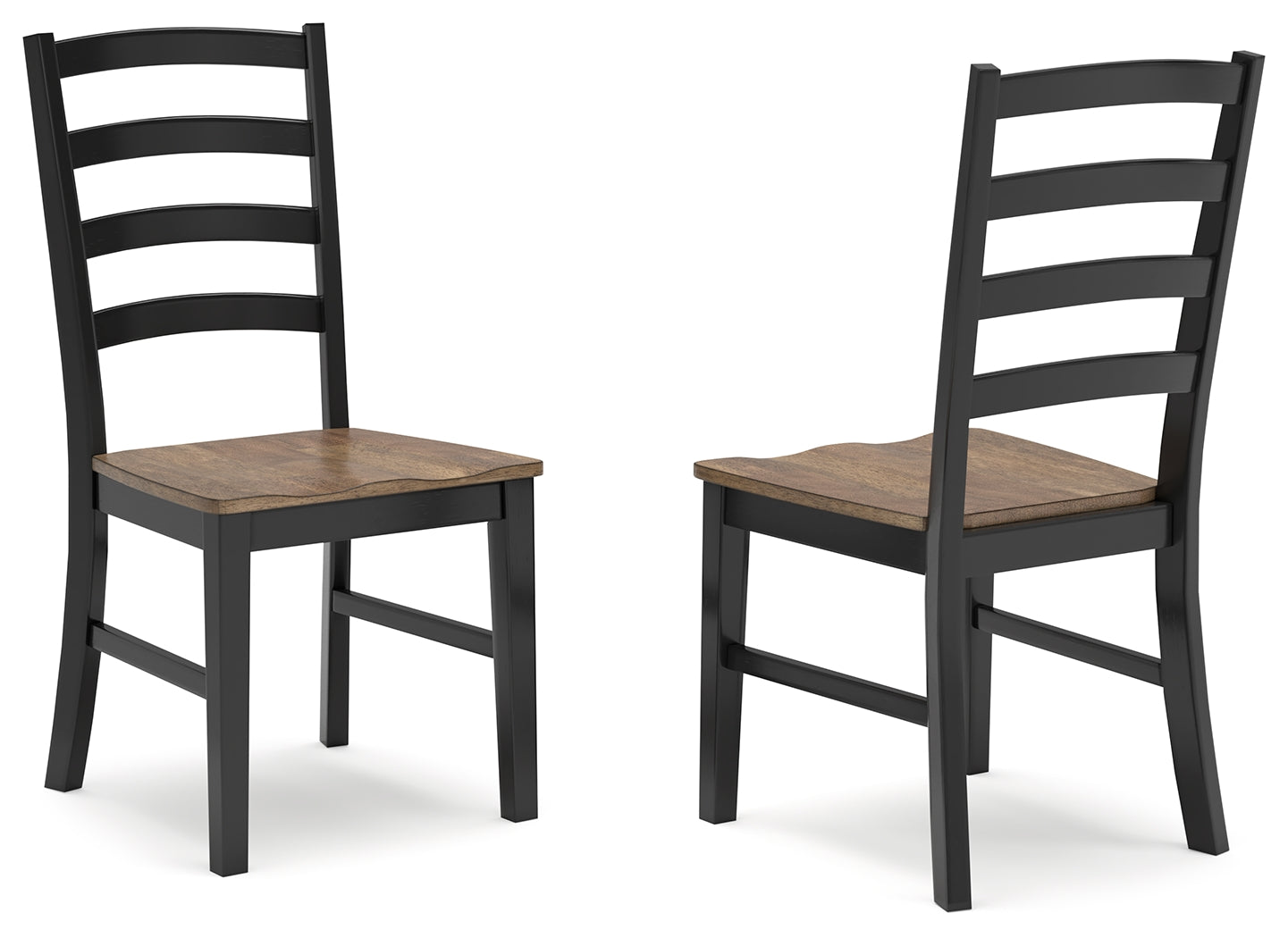 Wildenauer Brown/Black Dining Table w/4 Chairs & Bench