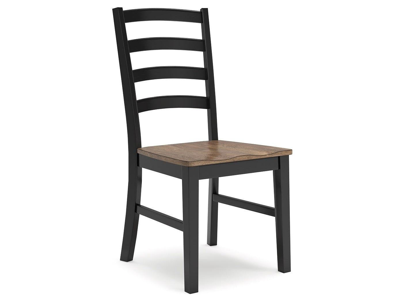 Wildenauer Brown/Black Extension Dining Table w/6 Chairs