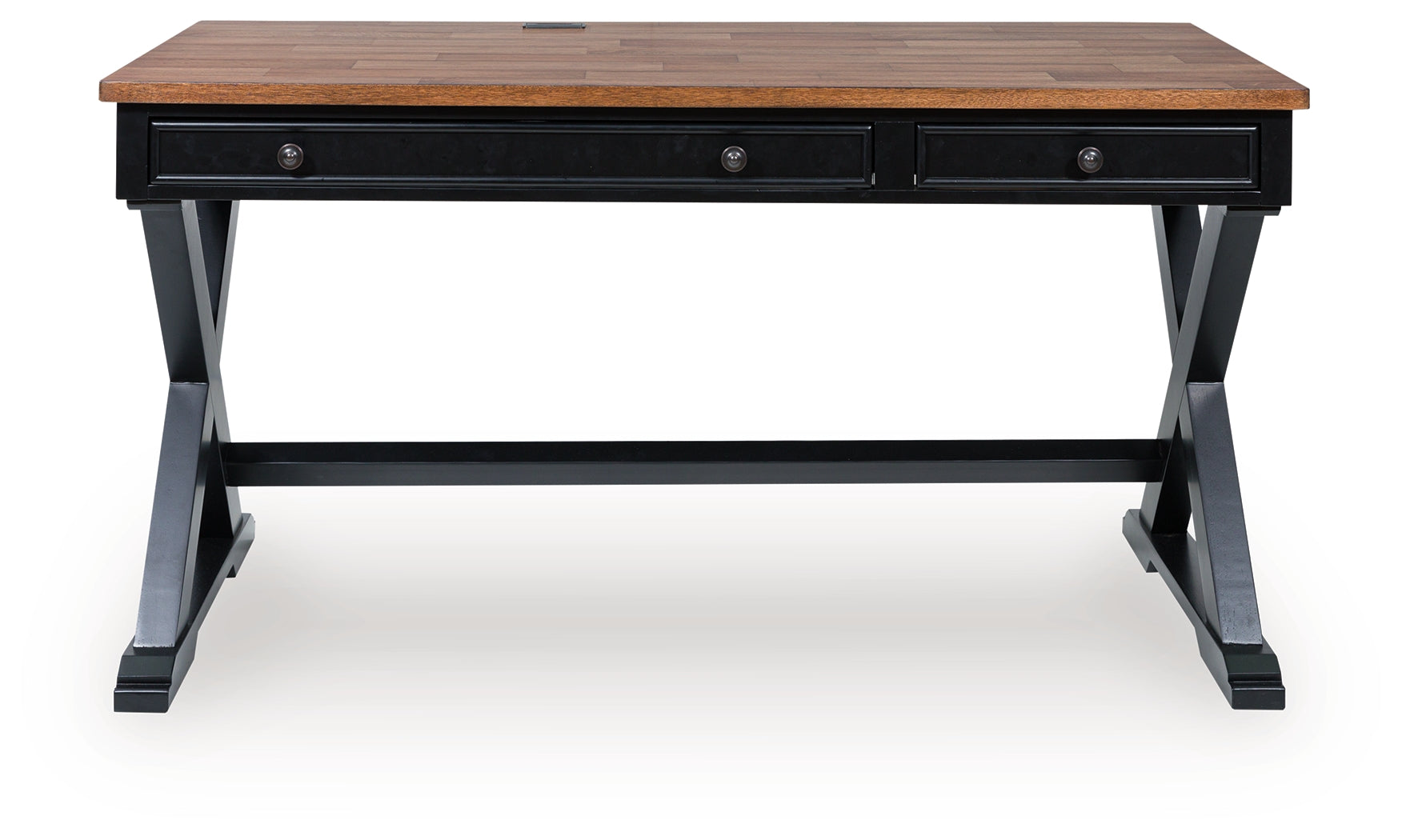 Wildenauer Brown/Black Home Office Desk