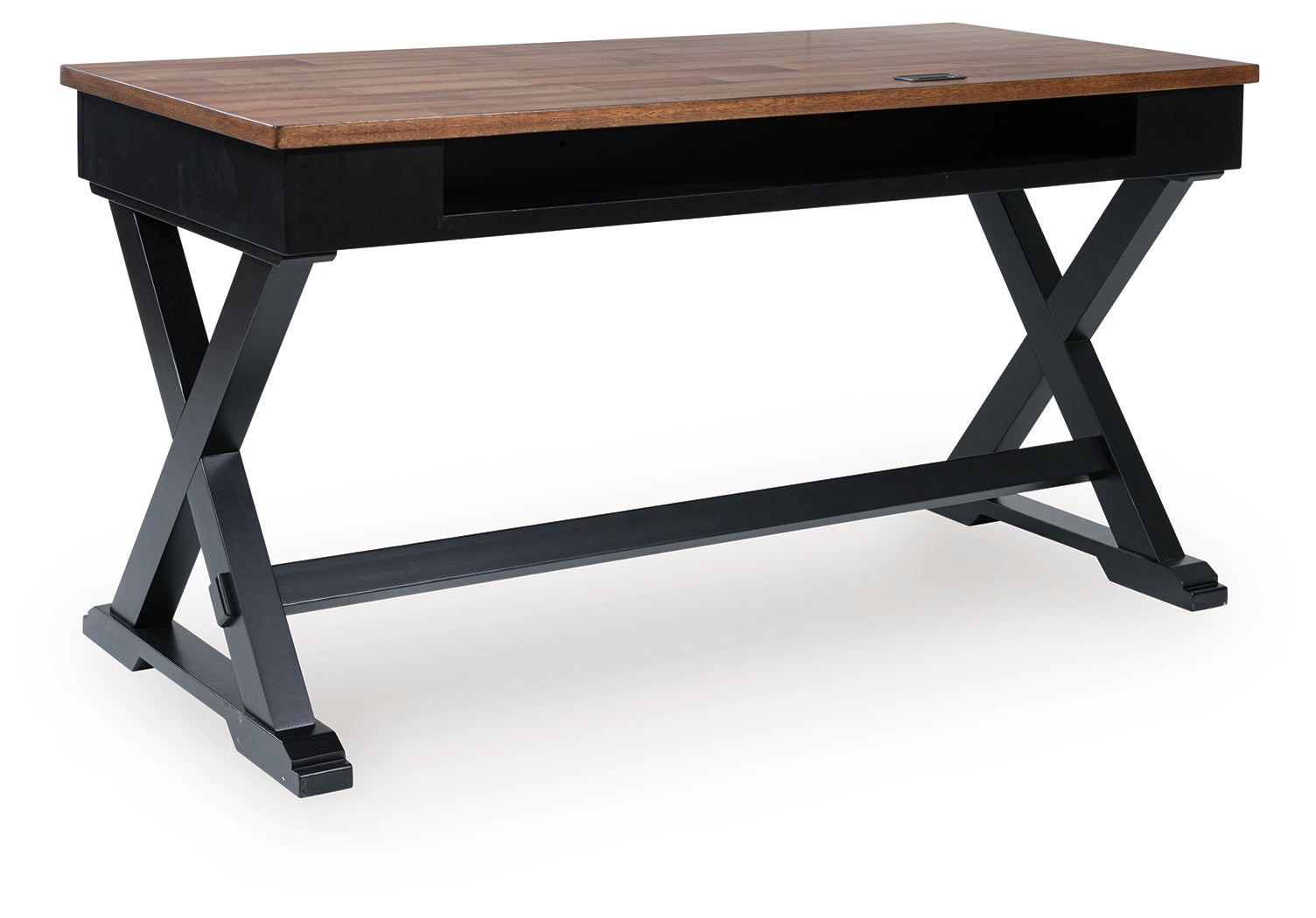 Wildenauer Brown/Black Home Office Desk