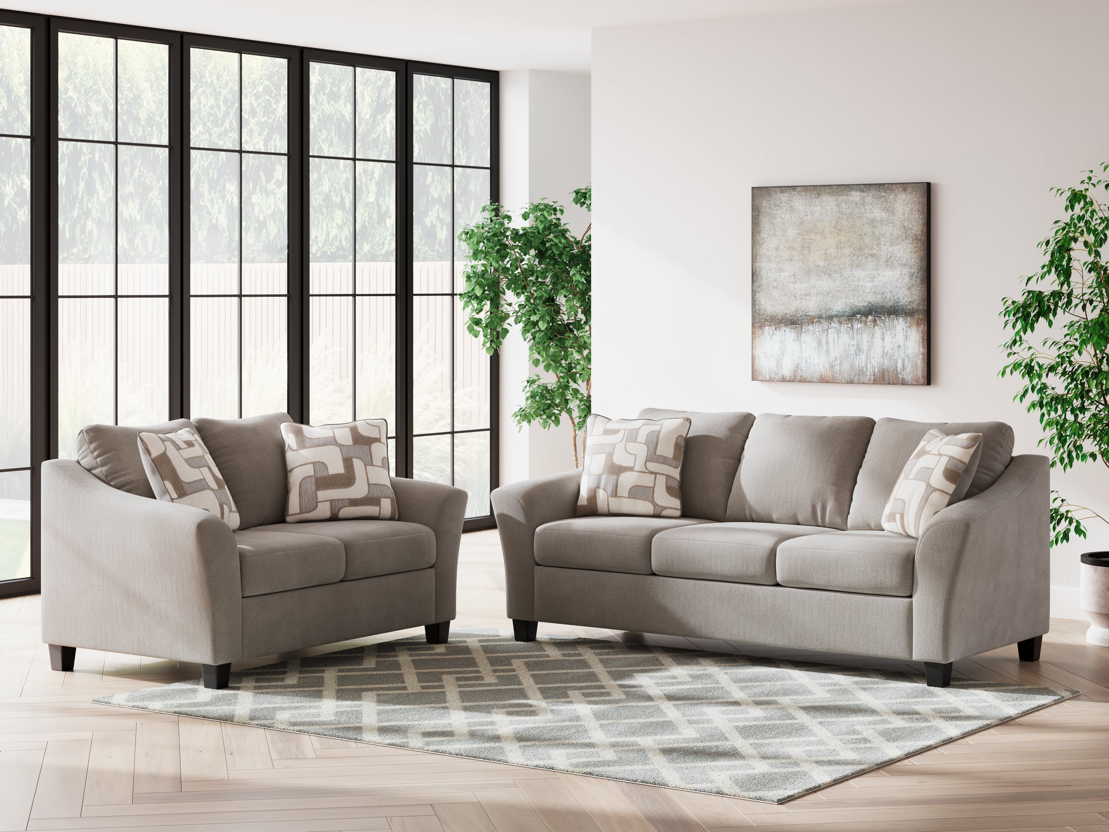 Willarae Sofa and Loveseat