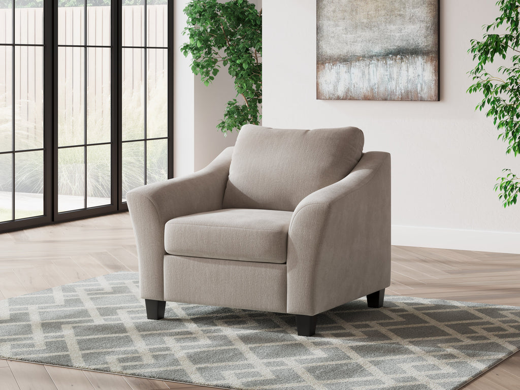 Willarae Taupe Chair and a Half