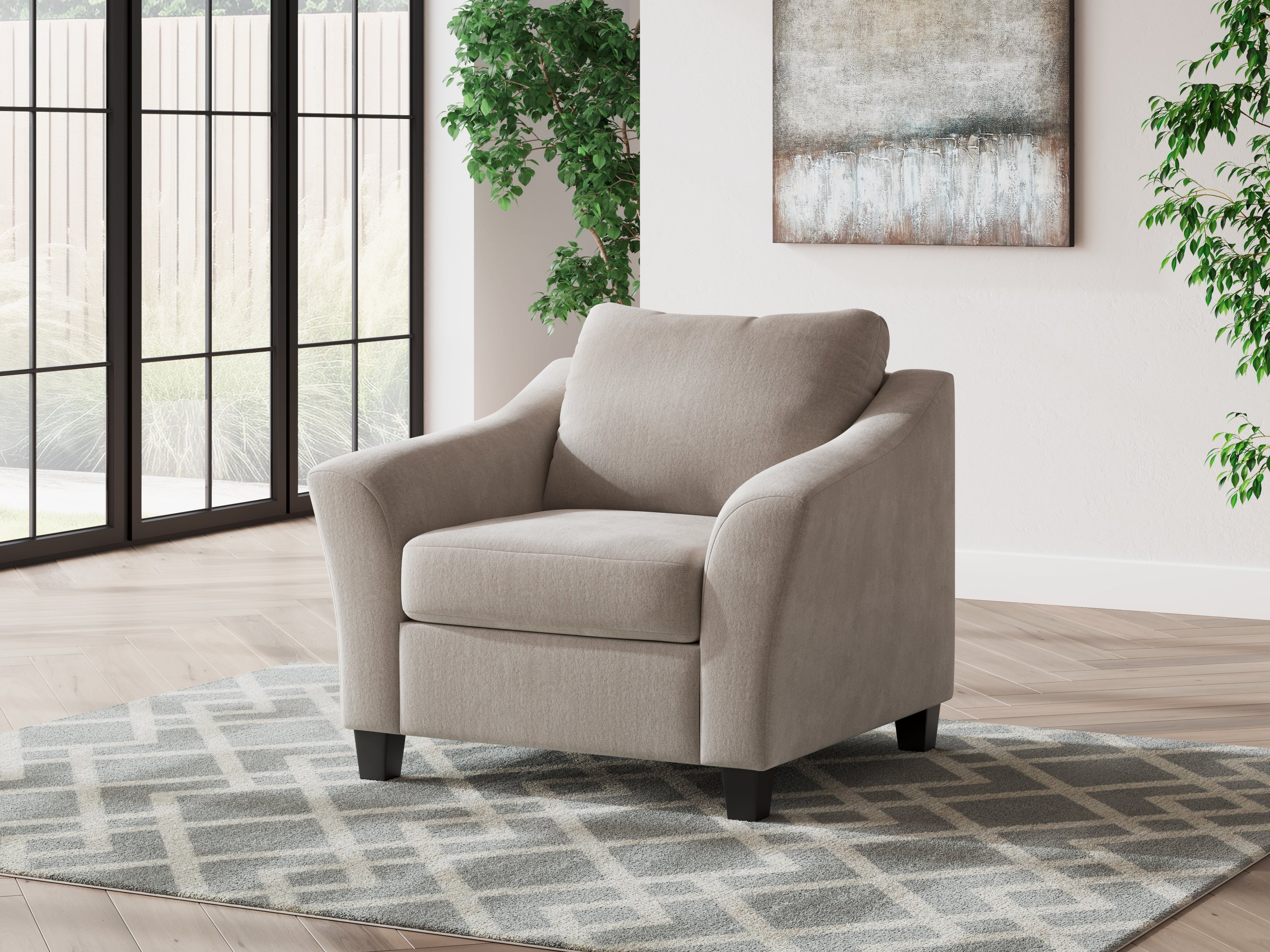Willarae Taupe Chair and a Half