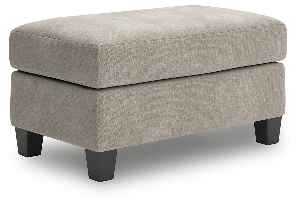 Willarae Taupe Ottoman