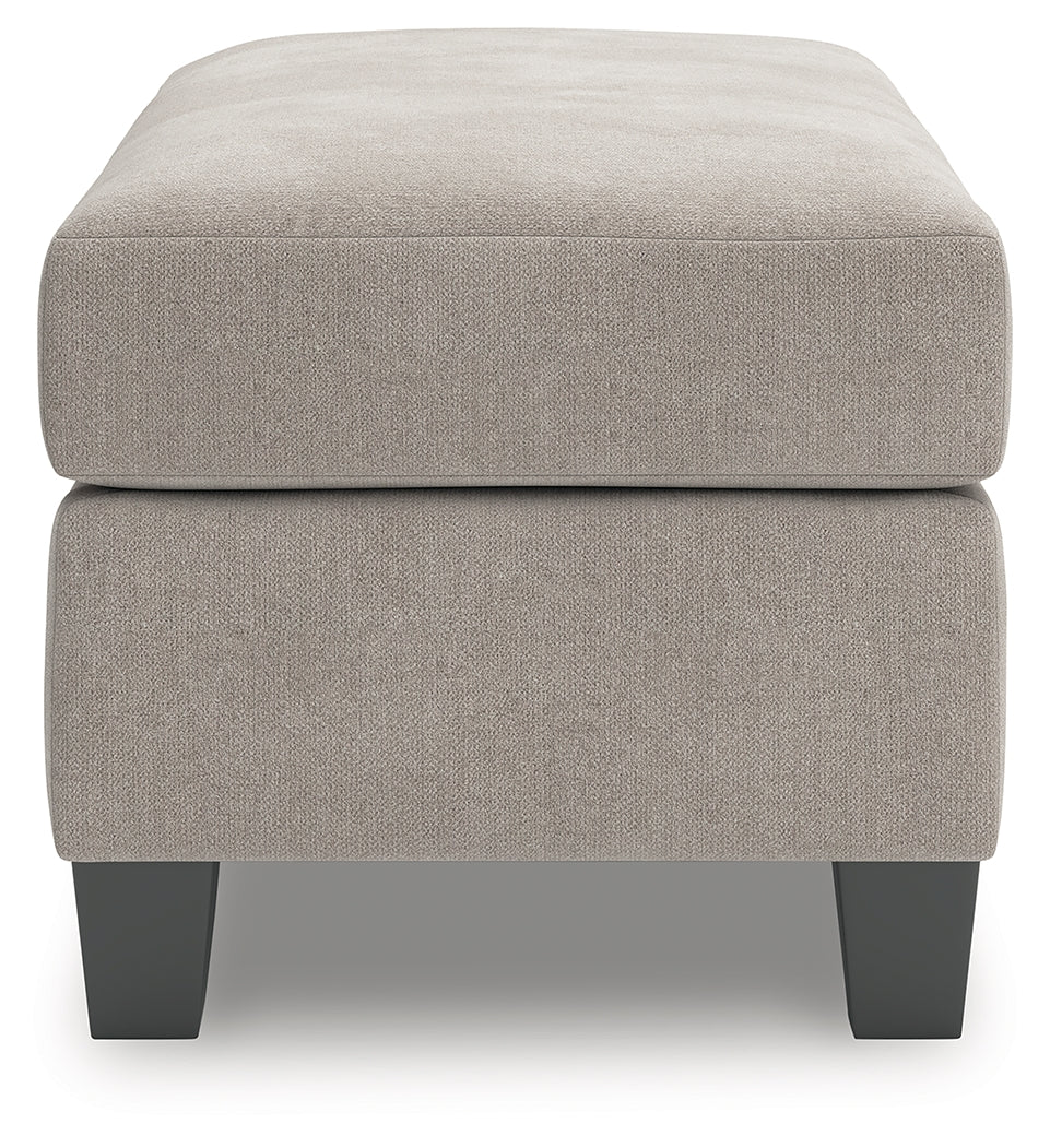 Willarae Taupe Ottoman