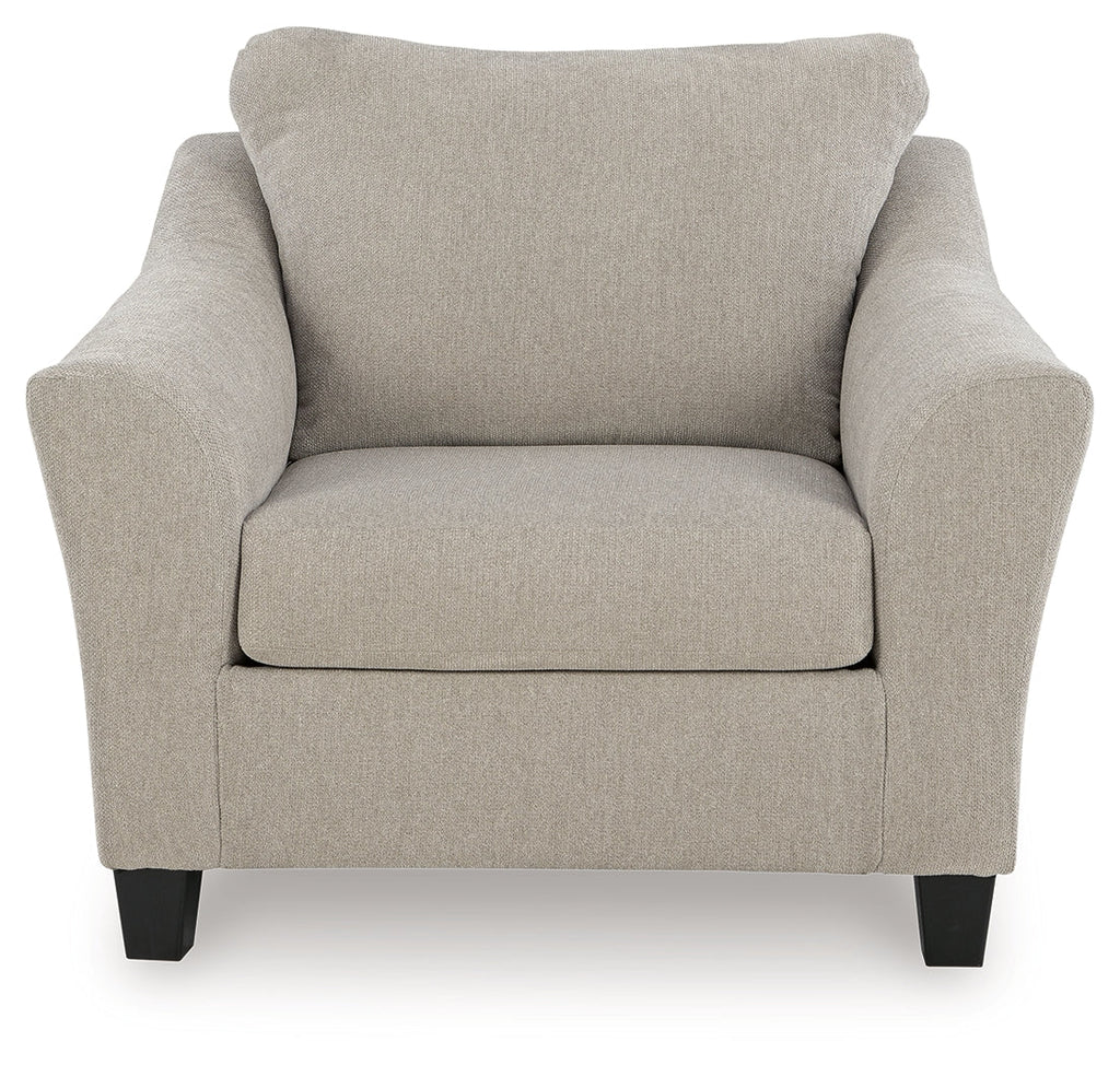 Willarae Taupe Sofa, Oversized Chair and Ottoman