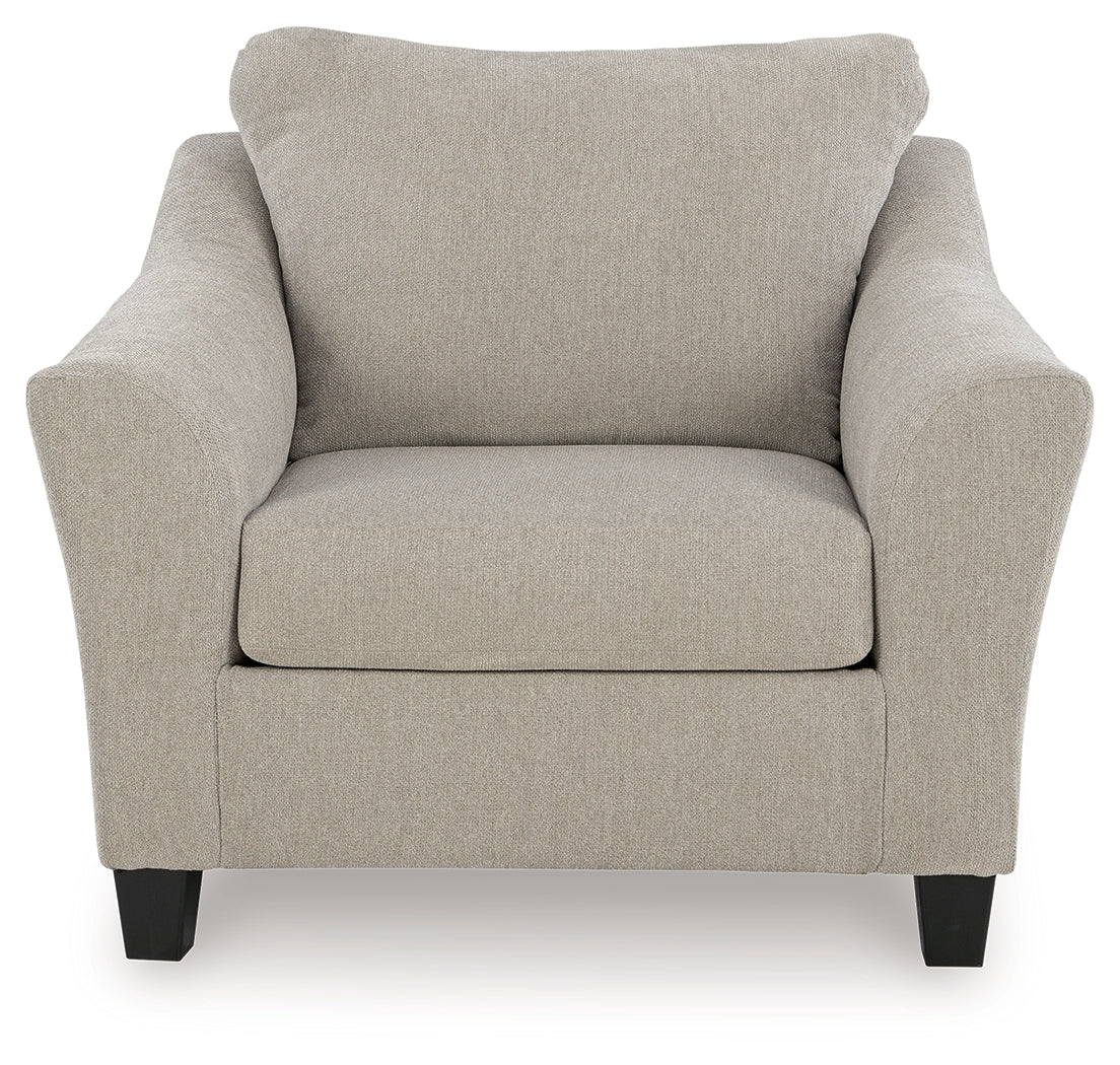 Willarae Taupe Sofa, Oversized Chair and Ottoman