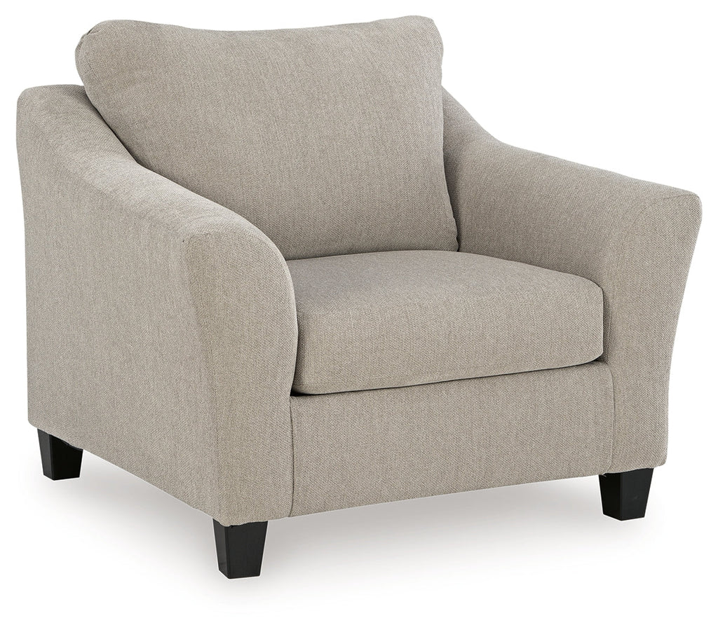 Willarae Taupe Sofa, Oversized Chair and Ottoman