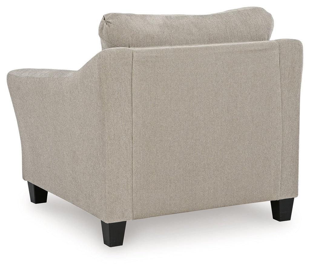 Willarae Taupe Sofa, Oversized Chair and Ottoman