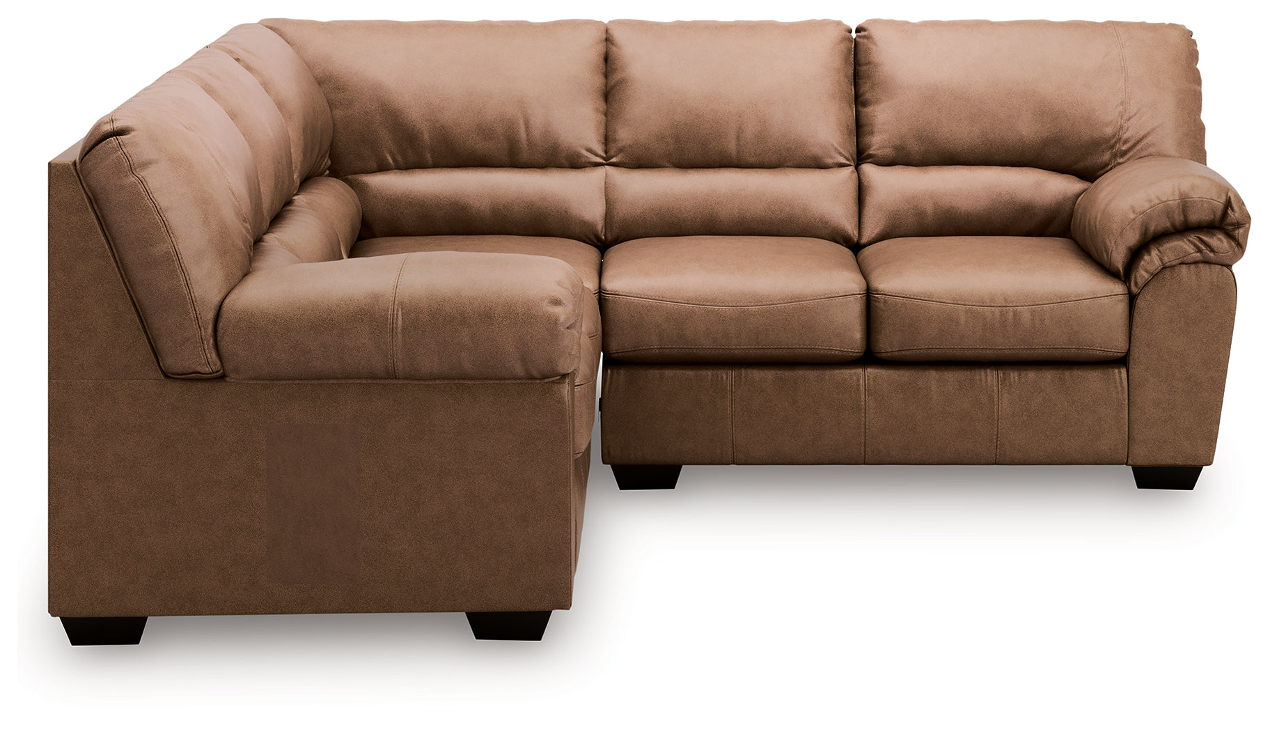 WillowBend Caramel 2-Piece L Shaped Sectional