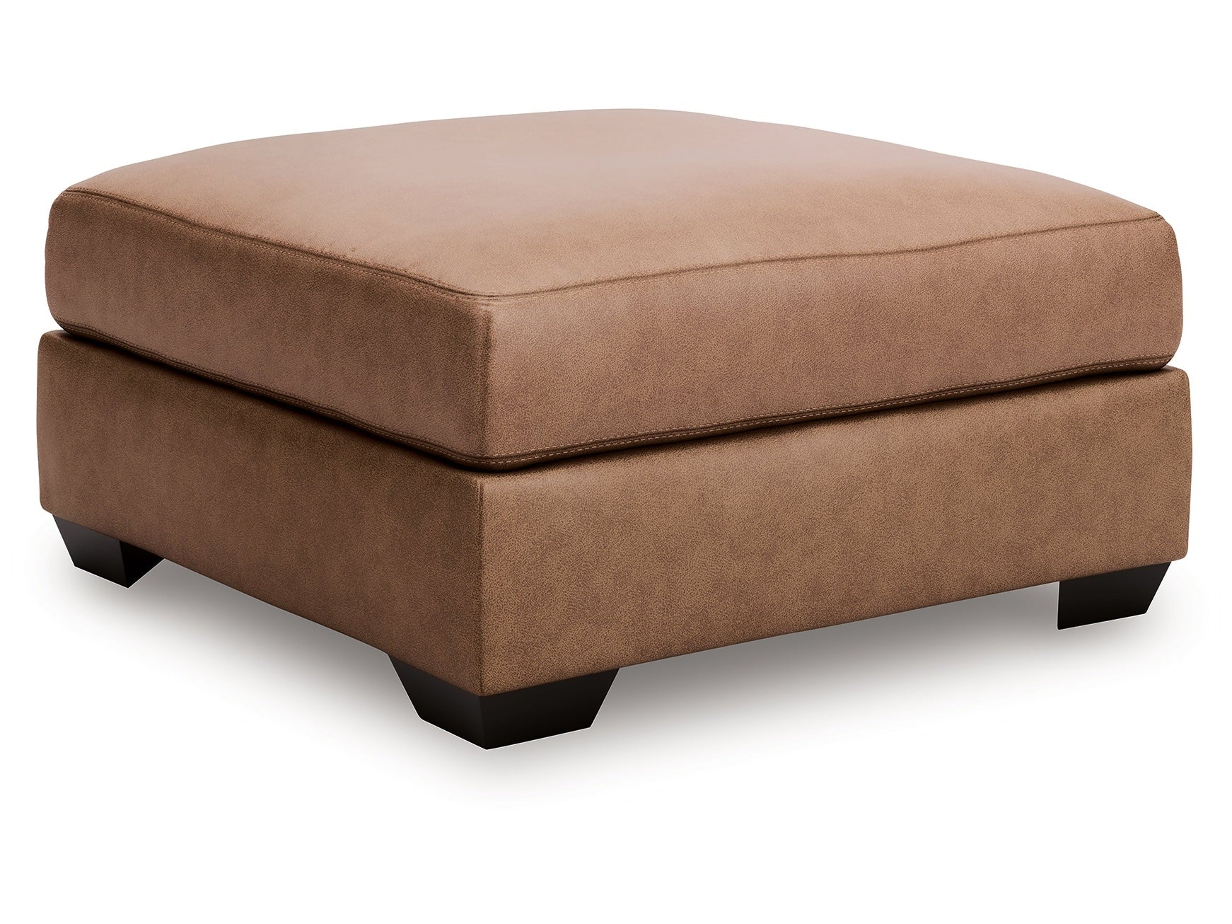 WillowBend Caramel Oversized Accent Ottoman