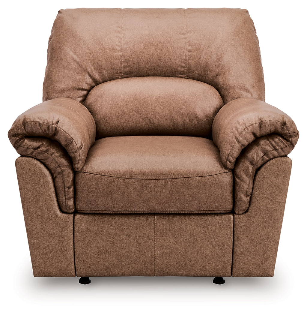 WillowBend Caramel Rocker Recliner