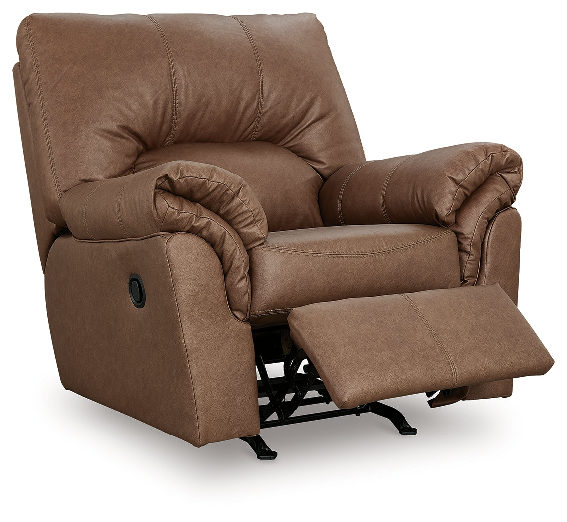 WillowBend Caramel Sofa, Loveseat and Recliner