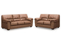 WillowBend Caramel Sofa and Loveseat