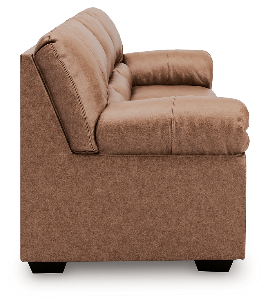WillowBend Caramel Sofa and Loveseat