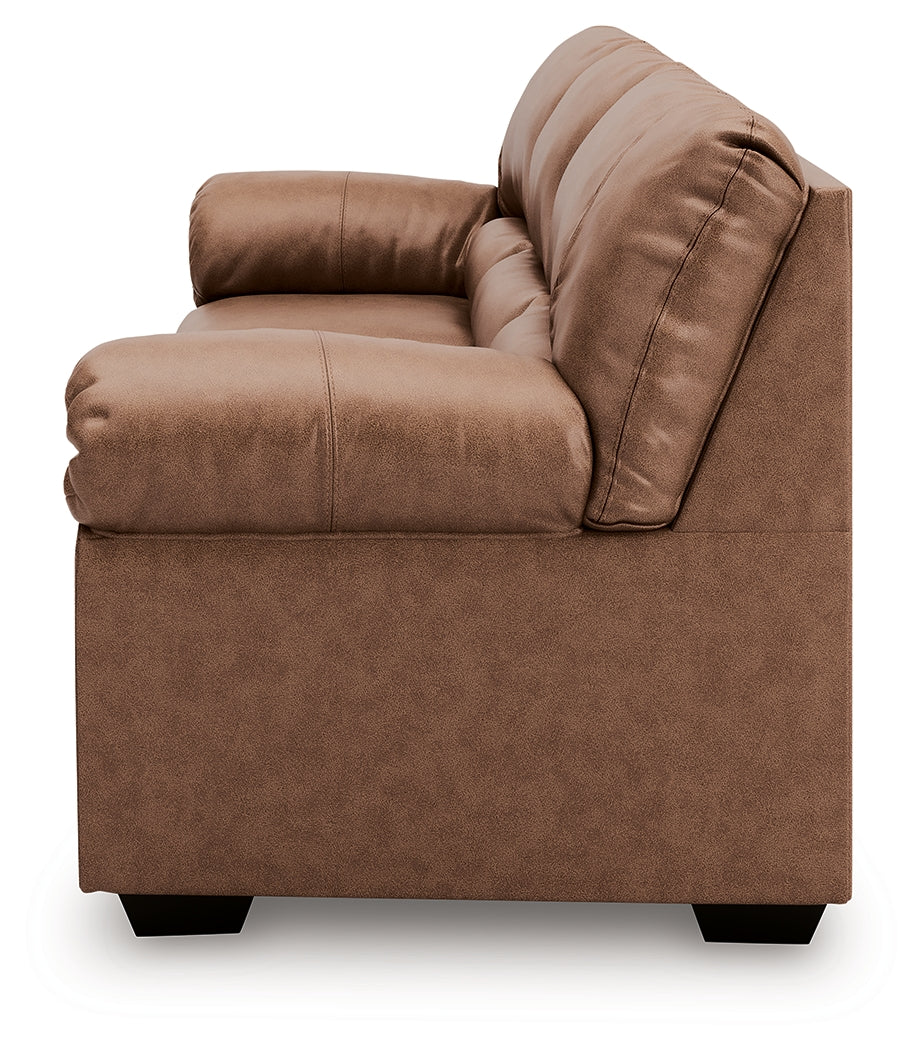 WillowBend Caramel Sofa and Loveseat