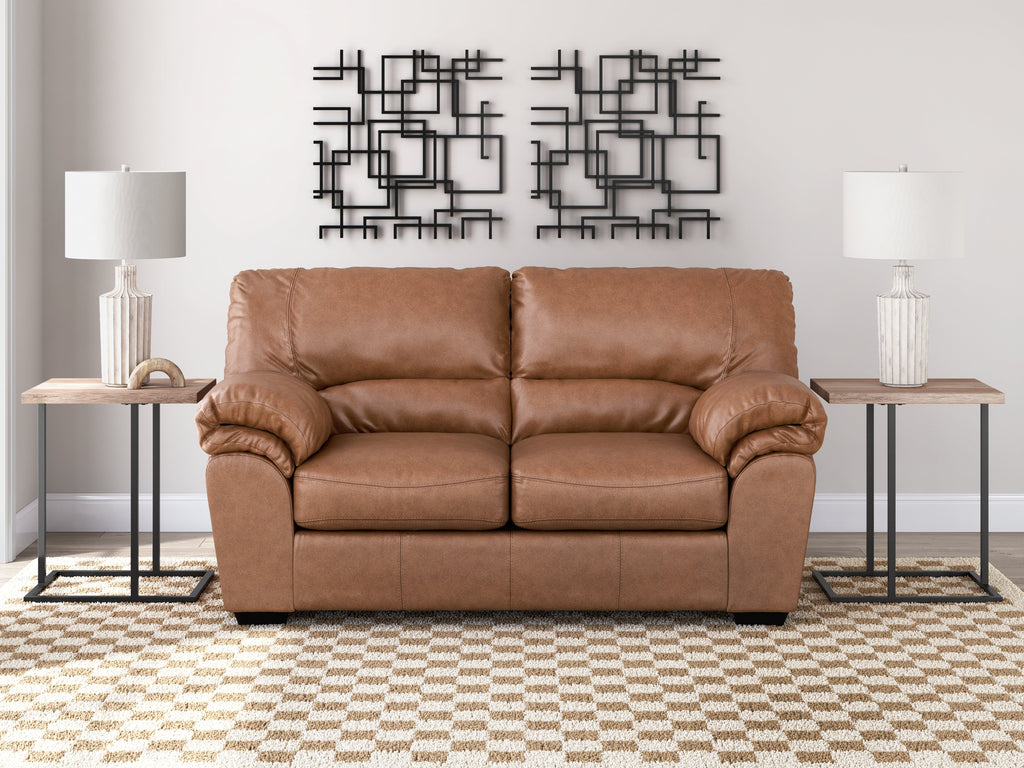 WillowBend Caramel Sofa and Loveseat