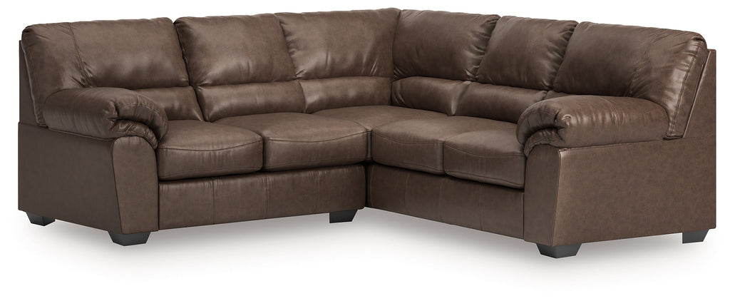 WillowBend Umber 2-Piece L Shaped Sectional