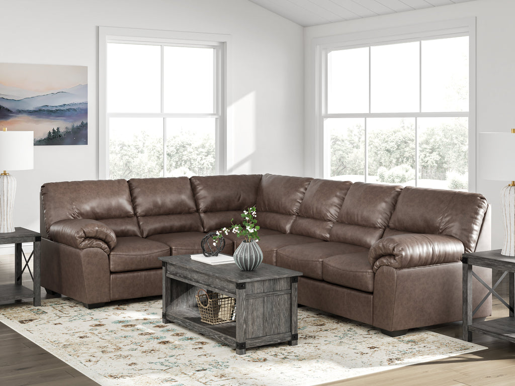 WillowBend Umber 3-Piece Sectional