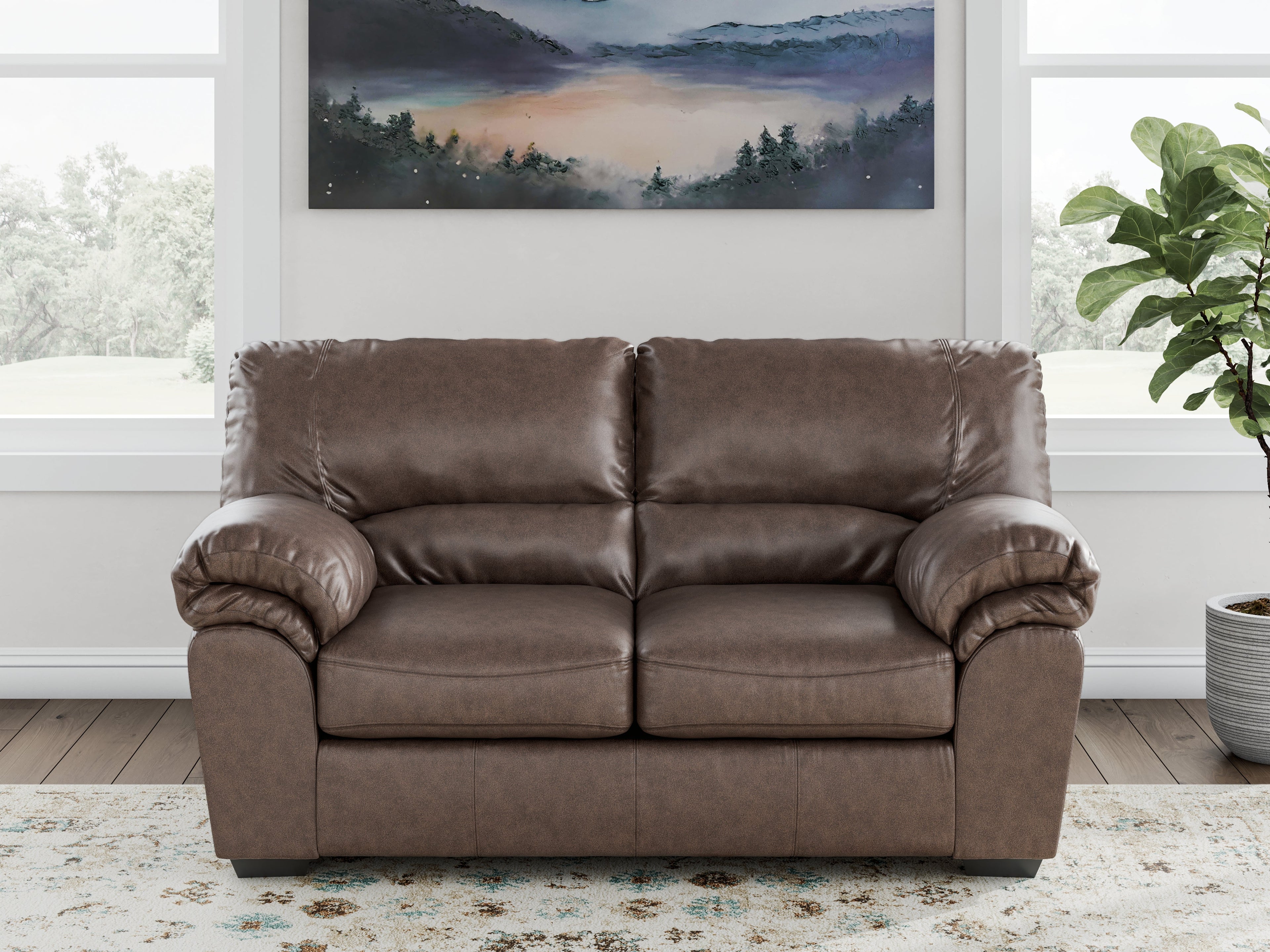 WillowBend Umber Loveseat
