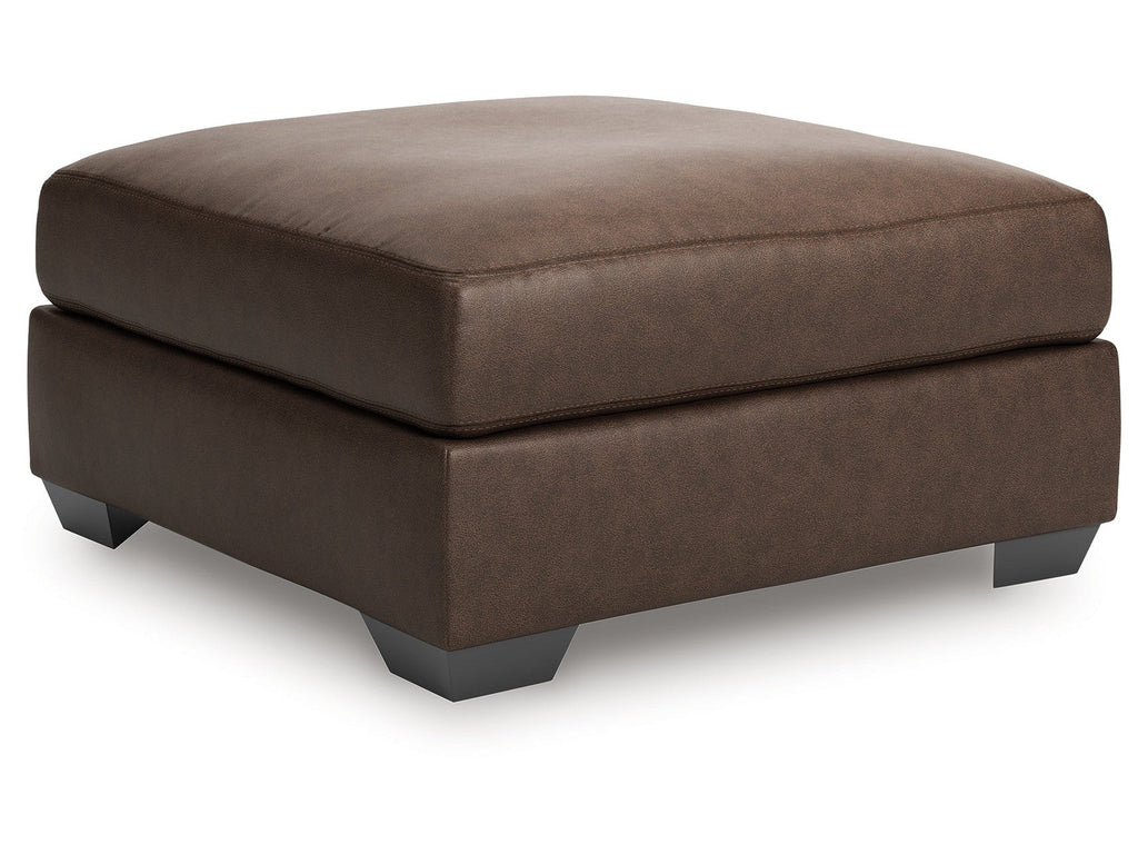 WillowBend Umber Oversized Accent Ottoman