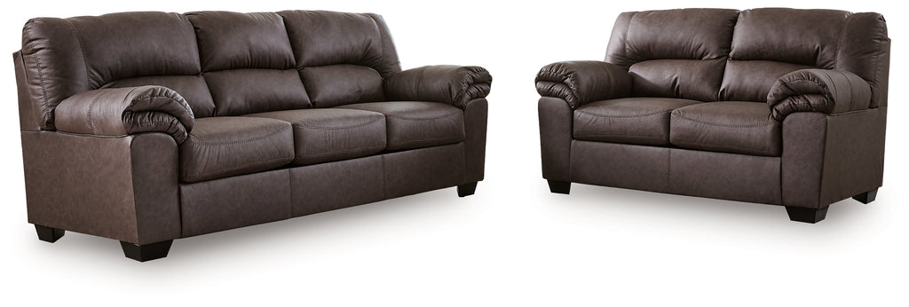 WillowBend Umber Sofa and Loveseat