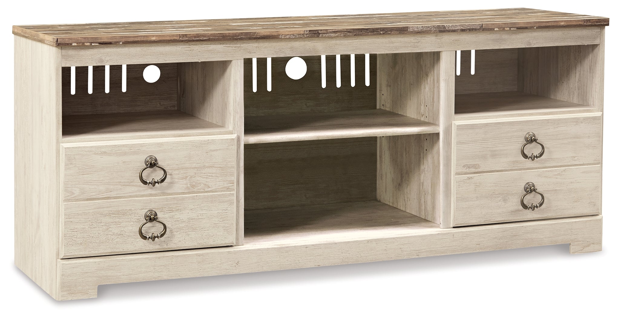 Willowton 64" TV Stand w/ Fireplace Option