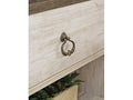 Willowton Whitewash 64" TV Stand with Electric Fireplace