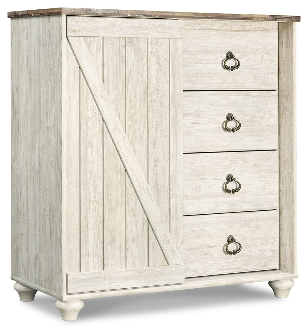 Willowton Whitewash Dressing Chest