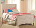 Willowton Whitewash Full Panel Bed