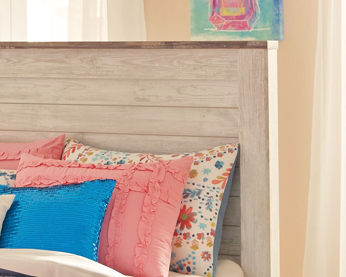 Willowton Whitewash Full Panel Headboard
