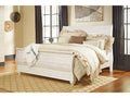 Willowton Whitewash Queen Sleigh Bed