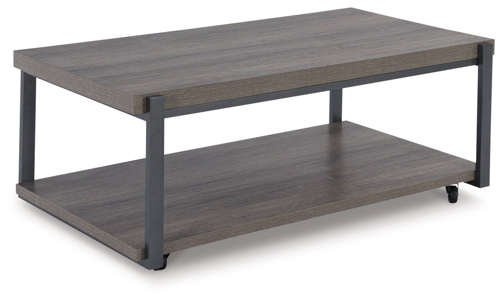 Wilmaden Gray/Black Table (Set of 3)