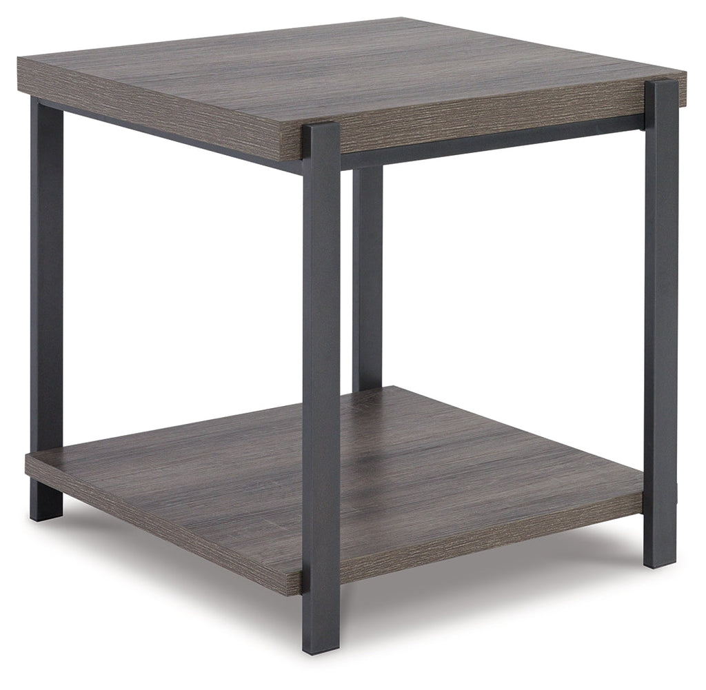 Wilmaden Gray/Black Table (Set of 3)