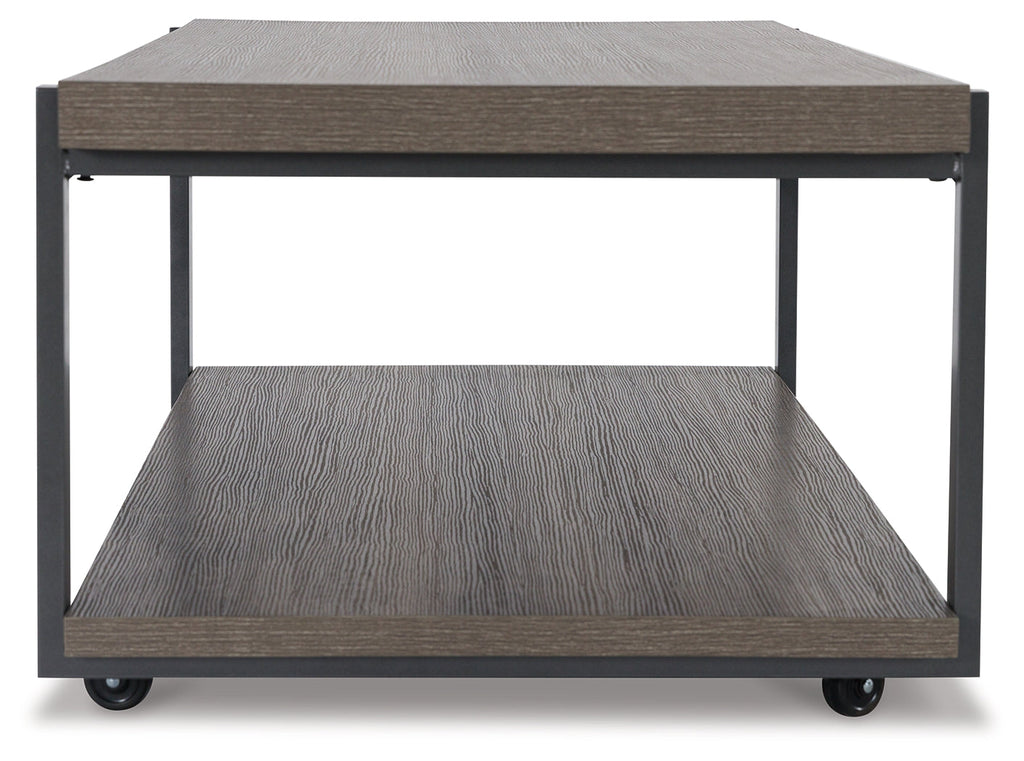 Wilmaden Gray/Black Table (Set of 3)