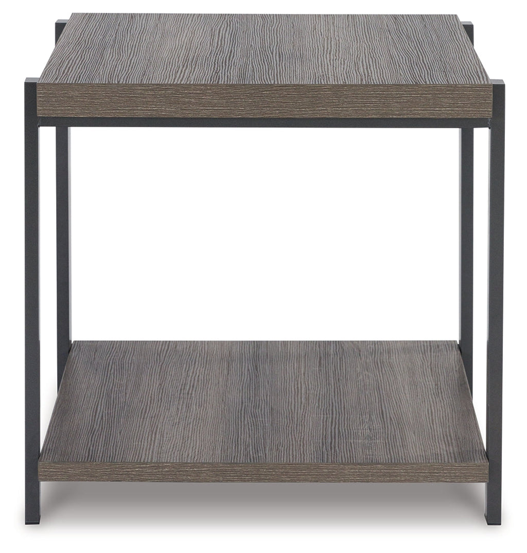 Wilmaden Gray/Black Table (Set of 3)