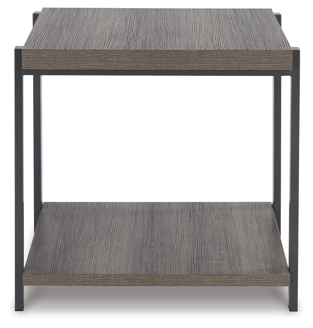 Wilmaden Gray/Black Table (Set of 3)
