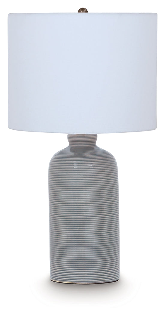 Wimlow Gray Blue Table Lamp