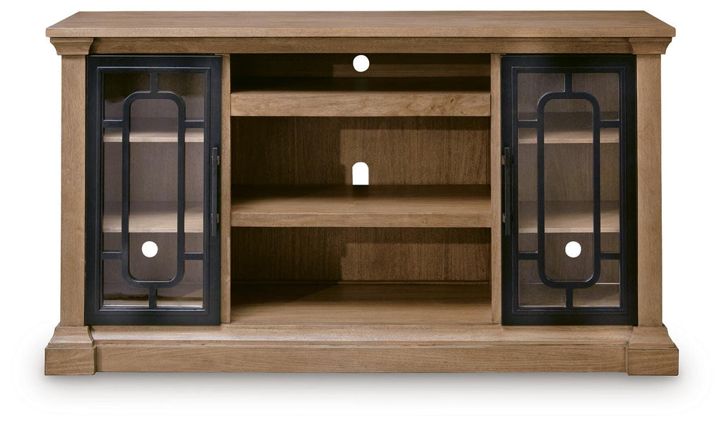 Wittenmyer Natural/Black 72" TV Stand