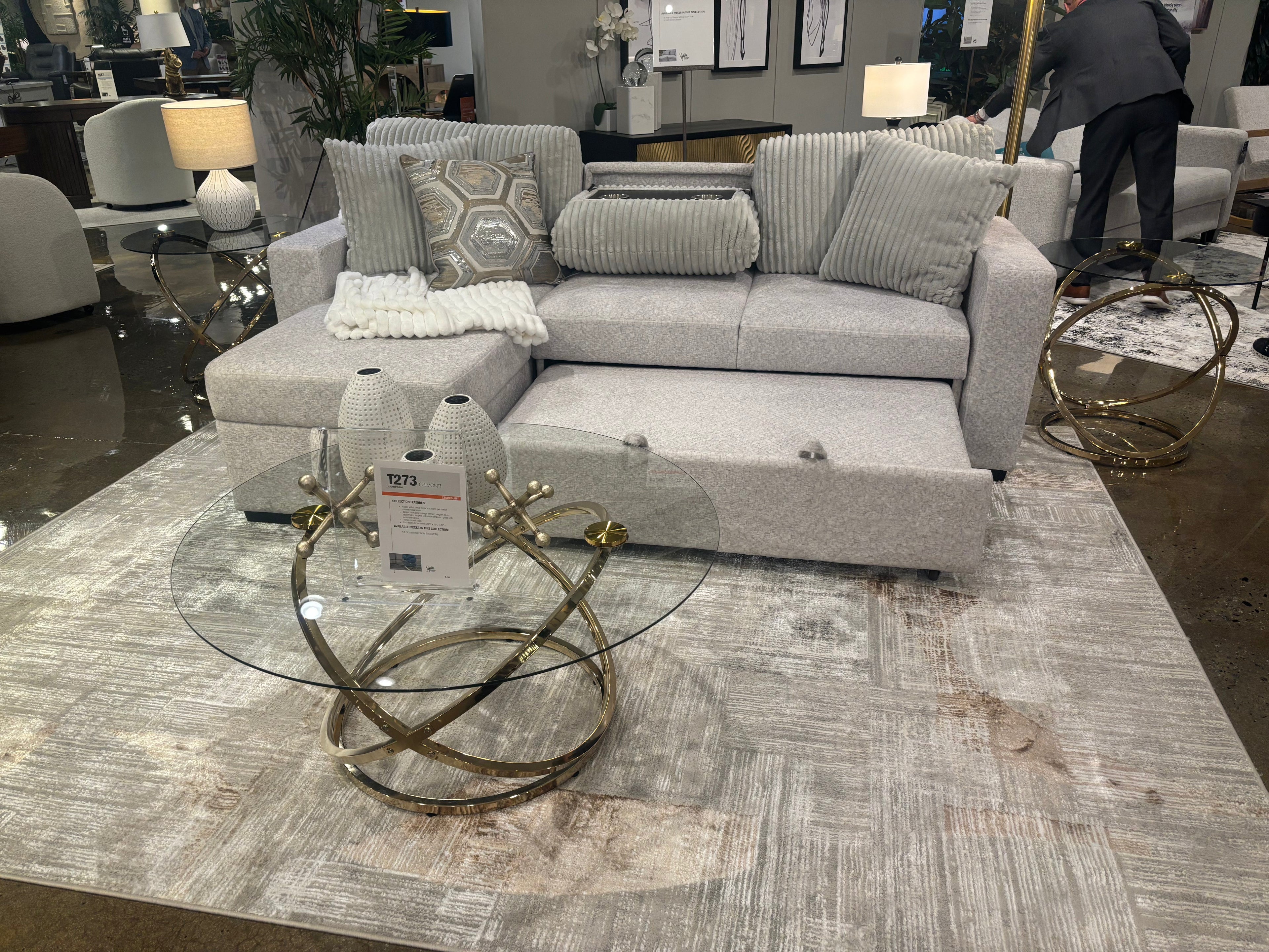 Wohlen Alloy Sleeper Sofa
