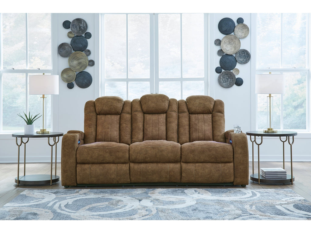 Wolfridge Brindle Power Reclining Sofa