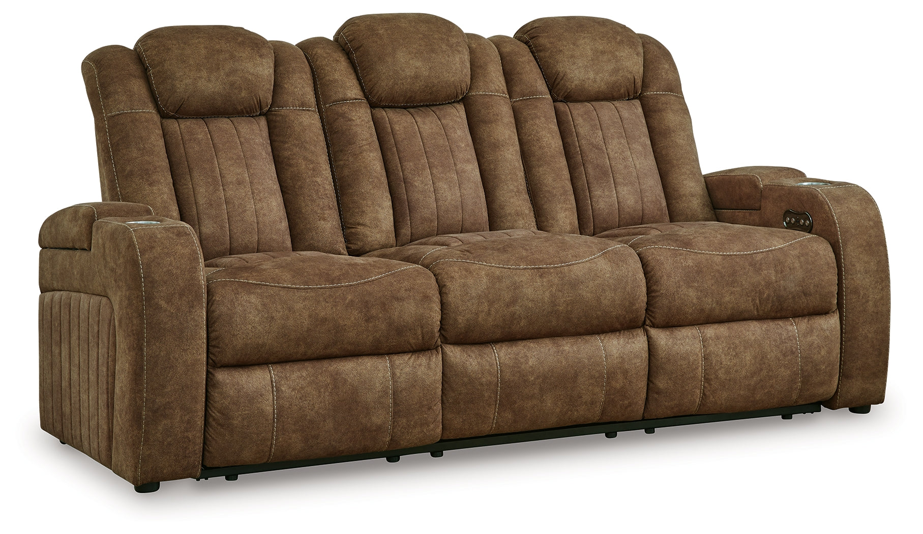 Wolfridge Brindle Power Reclining Sofa and Power Recliner