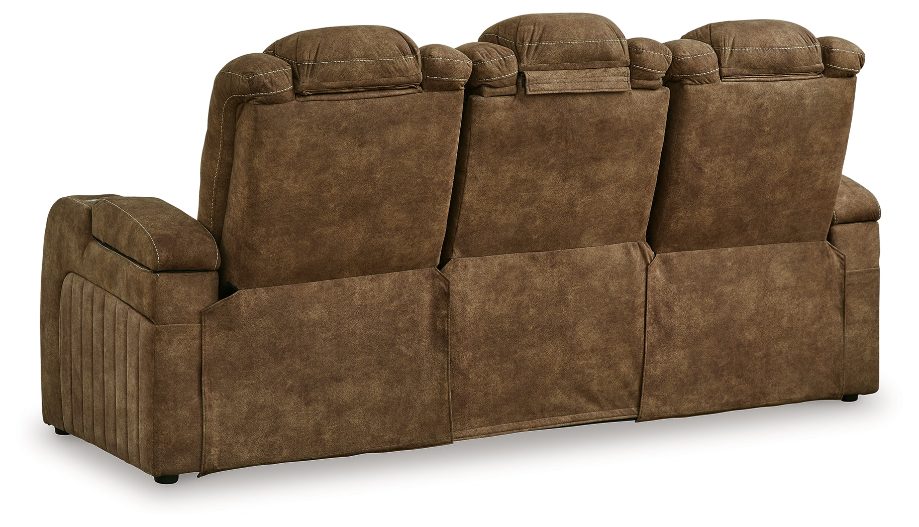 Wolfridge Brindle Power Reclining Sofa and Power Recliner