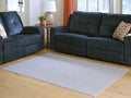 Worthley Gray Washable Medium Rug