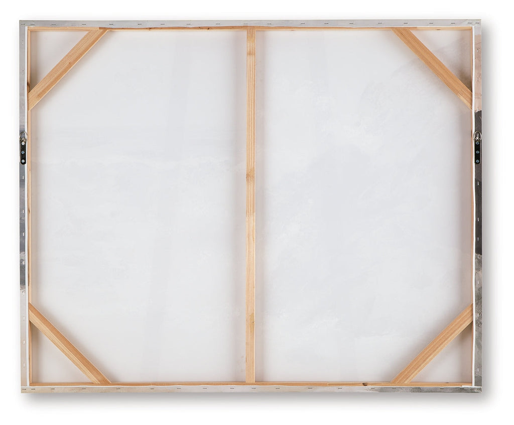 Worthner Tan/Gray/White Wall Art