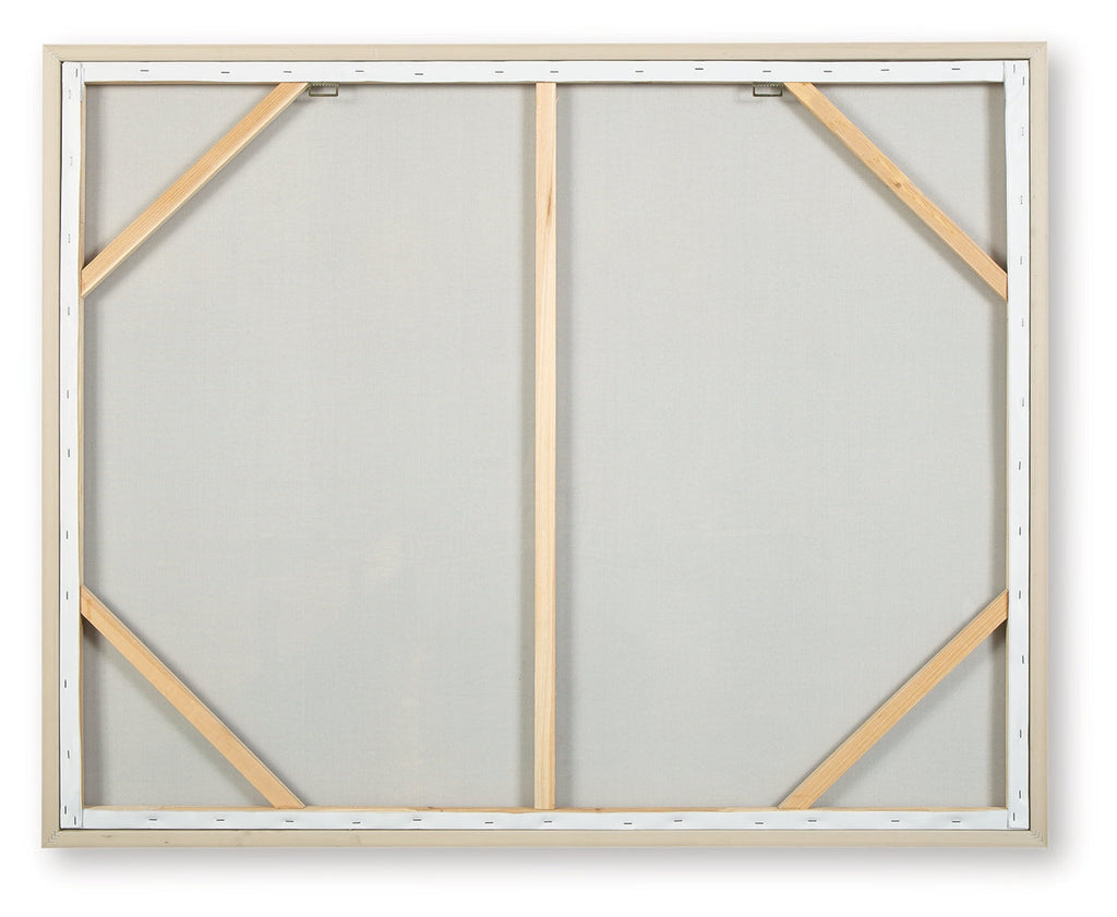 Worthney Blue/White/Brown Wall Art