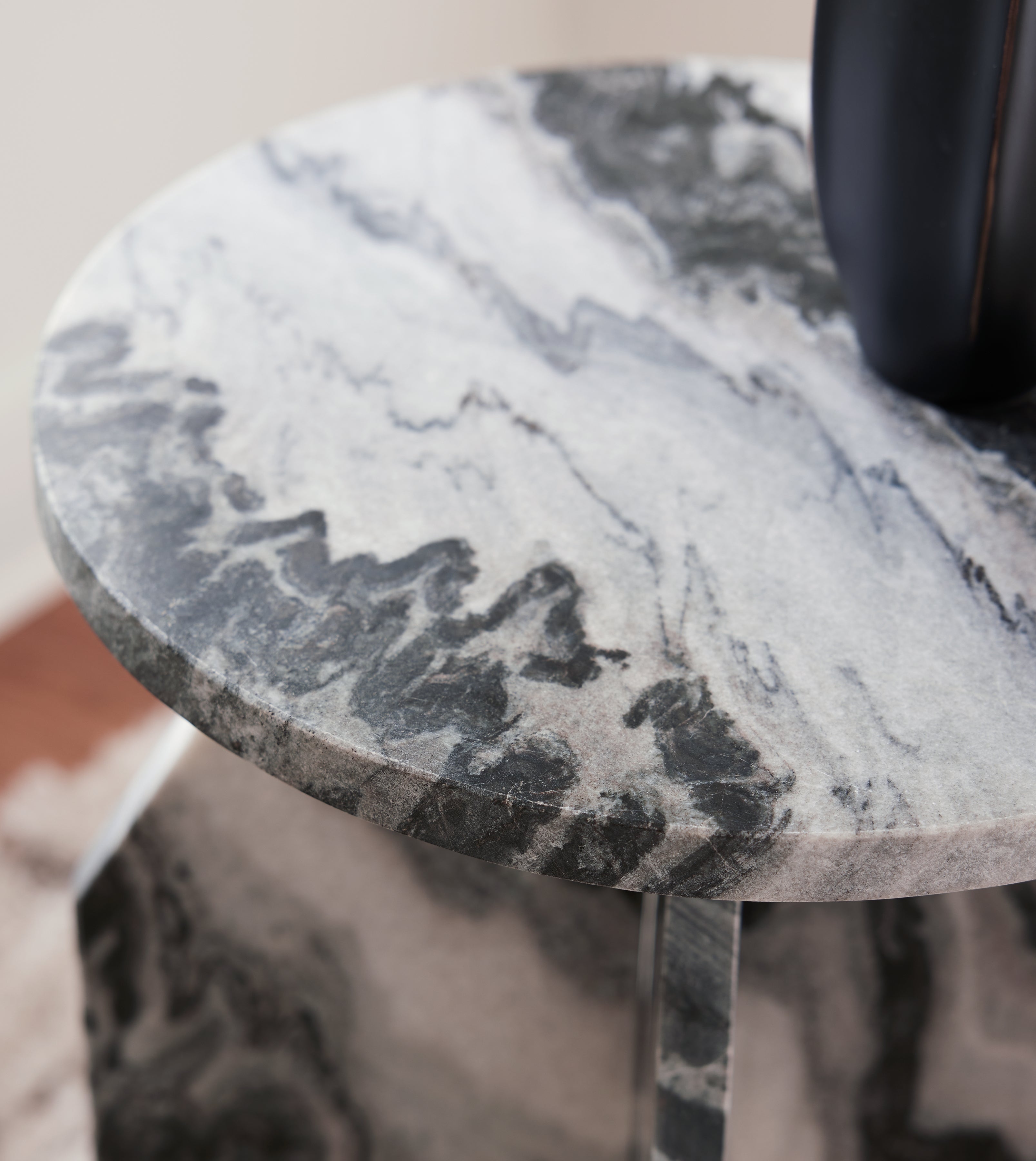 Wrenlane Black/White/Taupe Accent Table