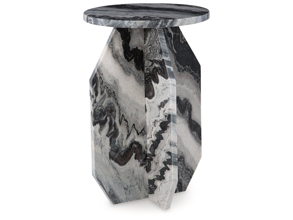 Wrenlane Black/White/Taupe Accent Table